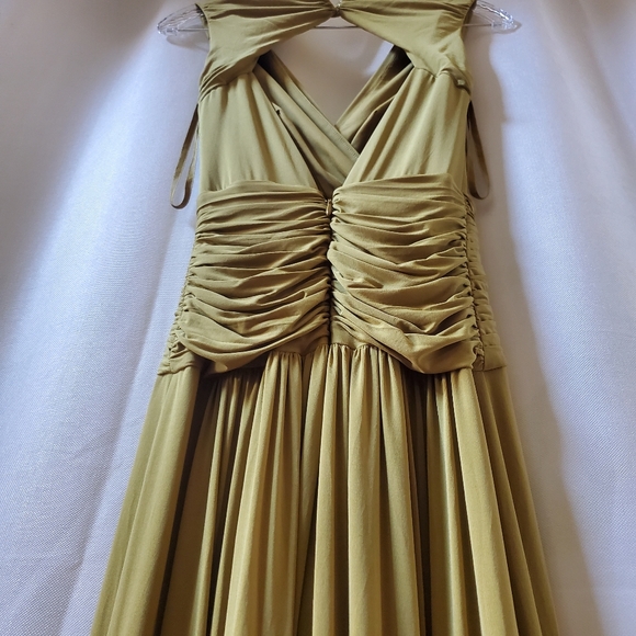 BCBG Max Azria KAEYA DRAPED EVENING GOWN  - Picture 8 of 15